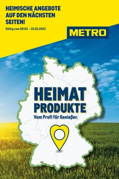 METRO Prospekt - Angebote ab 09.03.