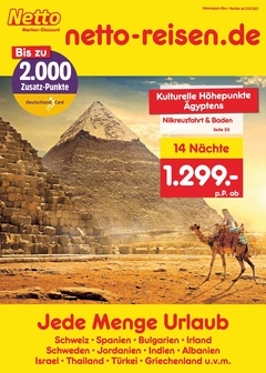 Netto Marken-Discount Prospekt - Reisemagazin März