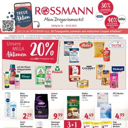Rossmann Prospekt - Angebote ab 04.10.