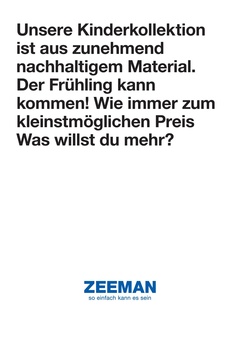 Zeemann Prospekt - Angebote ab 25.03.