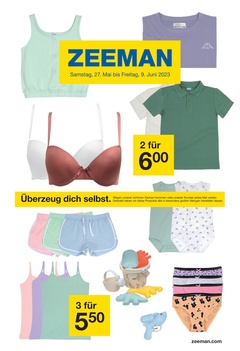 Zeemann Prospekt - Angebote ab 27.05.