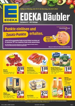 EDEKA Prospekt - Angebote ab 21.11.