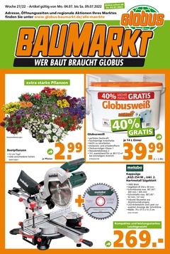 Globus Baumarkt Prospekt - Angebote ab 04.07.