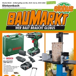 Globus Baumarkt Prospekt - Angebote ab 24.01.