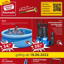 Sonderpreis Baumarkt Prospekt - Angebote ab 18.06.