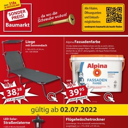 Sonderpreis Baumarkt Prospekt - Angebote ab 02.07.
