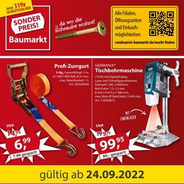 Sonderpreis Baumarkt Prospekt - Angebote ab 24.09.