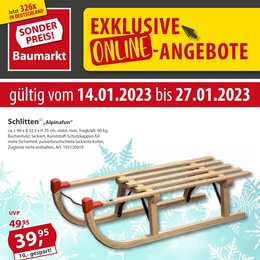 Sonderpreis Baumarkt Prospekt - Angebote ab 14.01.