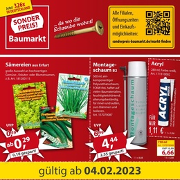 Sonderpreis Baumarkt Prospekt - Angebote ab 04.02.