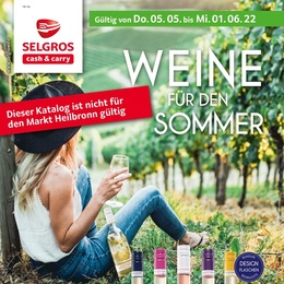 SELGROS Prospekt - Weine für den Sommer