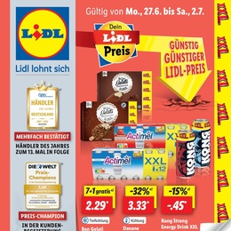 Lidl Prospekt - Angebote ab 27.06.
