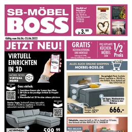 Möbel Boss Prospekt - Angebote ab 06.06.
