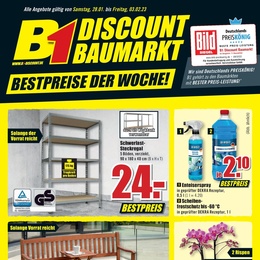 B1 Discount Baumarkt Prospekt - Angebote ab 28.01.
