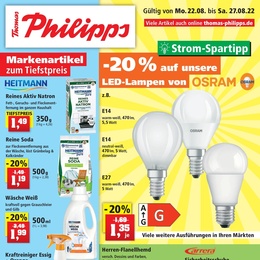 Thomas Philipps Prospekt - Angebote ab 22.08.