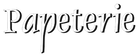 Papeterie Logo